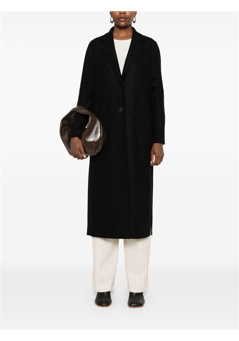 Black single-breasted virgin wool coat Harris wharf london - women HARRIS WHARF LONDON | A1353MPSB199